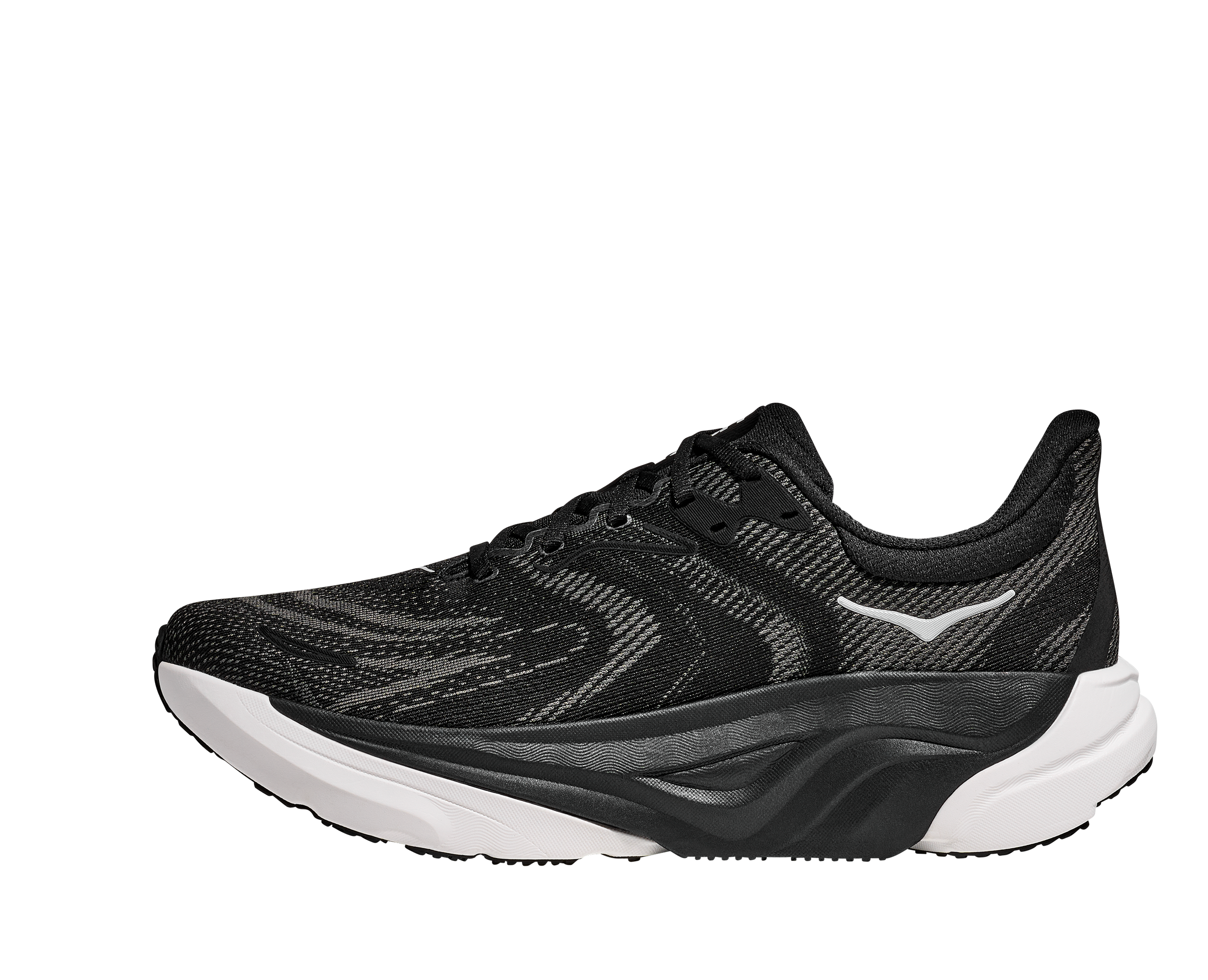HOKA MEN'S ARAHI 8 - X-WIDE 4E - BLACK/WHITE - SIZE 13.0