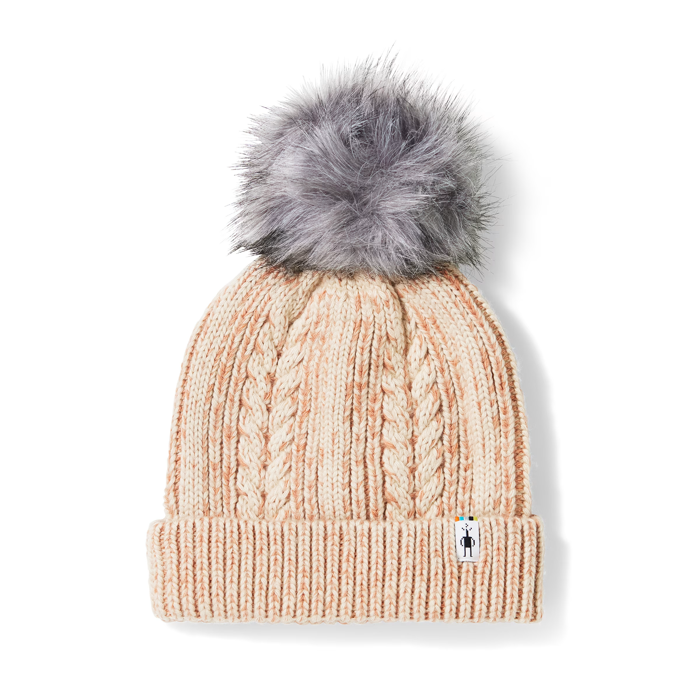 SMARTWOOL SKI TOWN HAT - L31 ALMOND 