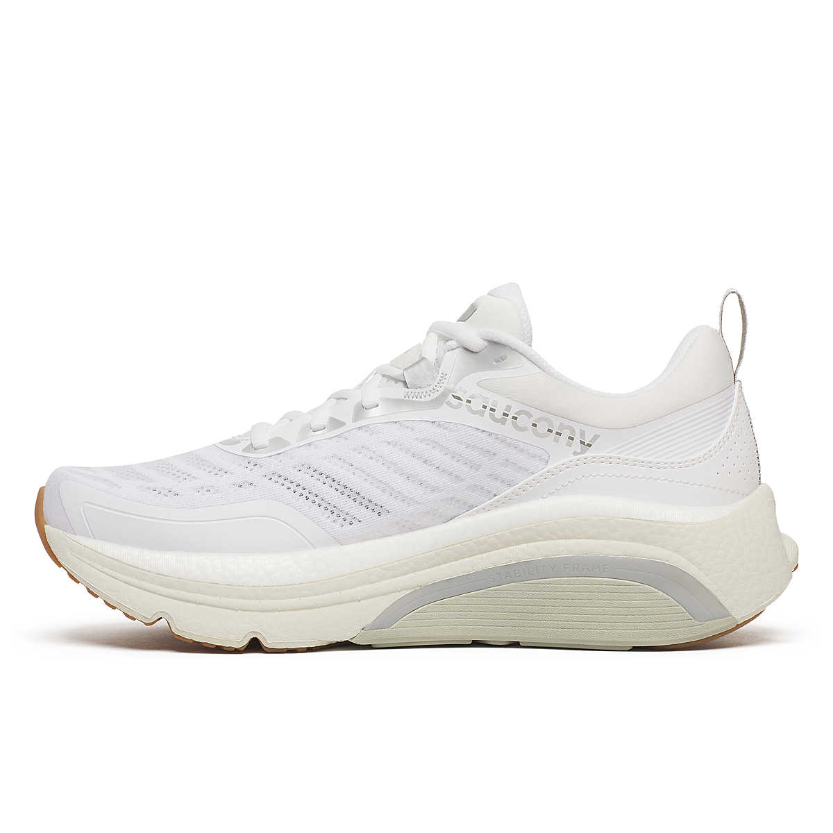 SAUCONY MEN'S OMNI ST 23 - D - WHITE/BIRCH