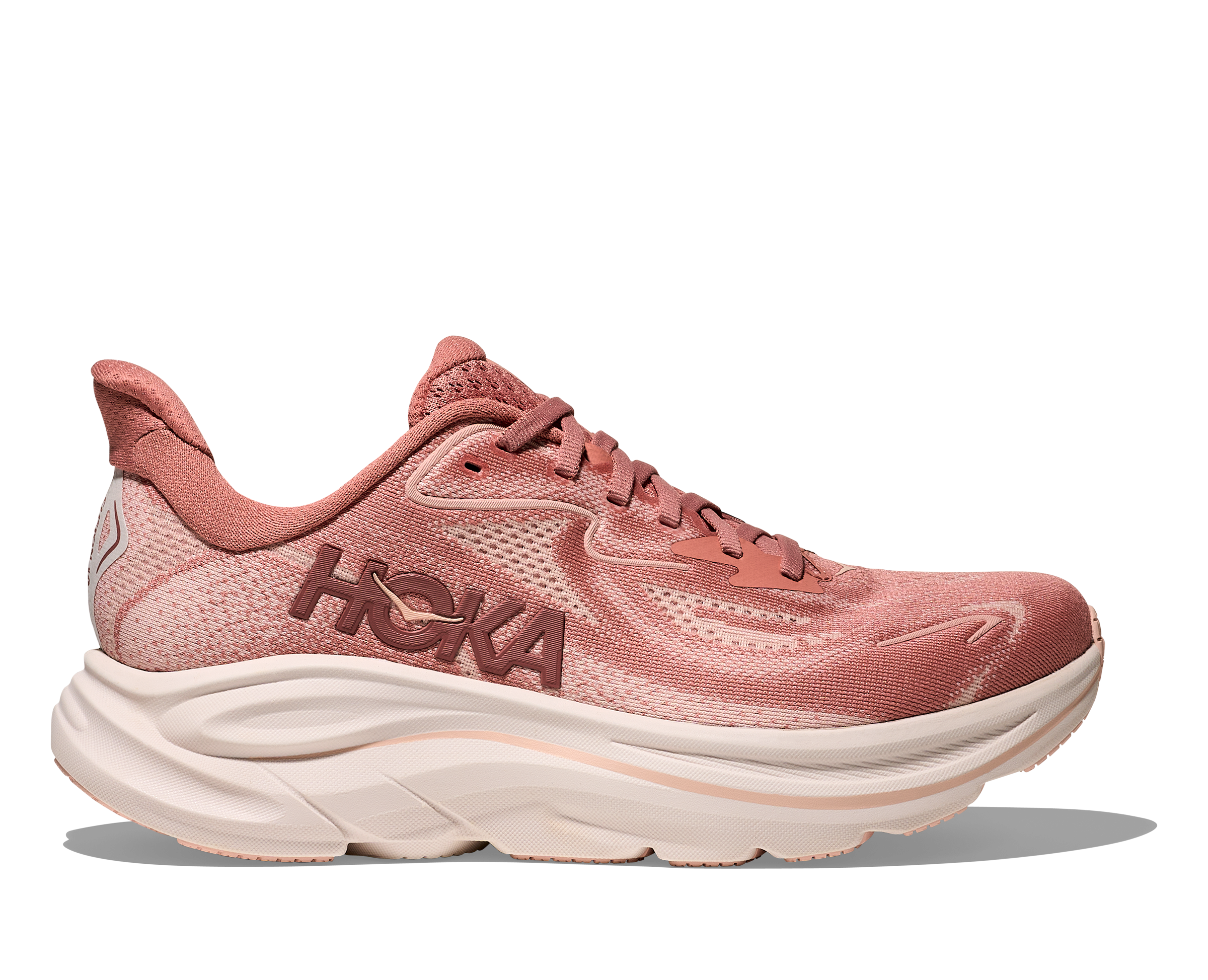 HOKA WOMEN'S CLIFTON 10 - WIDE D - BLUSH/ROSE LATTE - SIZE 10.5
