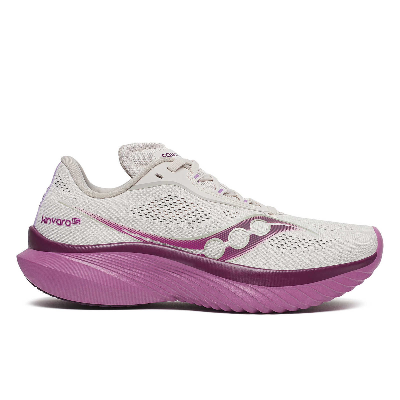 SAUCONY WOMEN'S KINVARA 15 - B - 240 MOON/VIOLA 5.0