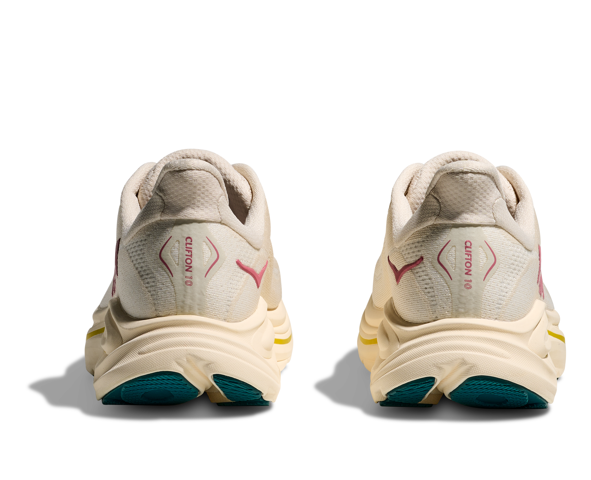 HOKA WOMEN'S CLIFTON 10 - B - BIRCH/ALABASTER