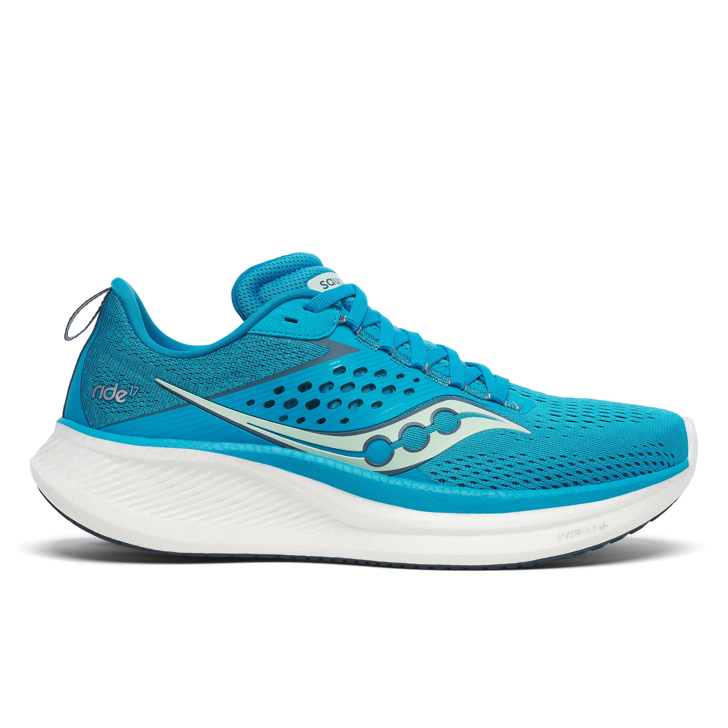 SAUCONY WOMEN'S RIDE 17 - B - 218 VIZIBLUE/MIRAGE 5.0