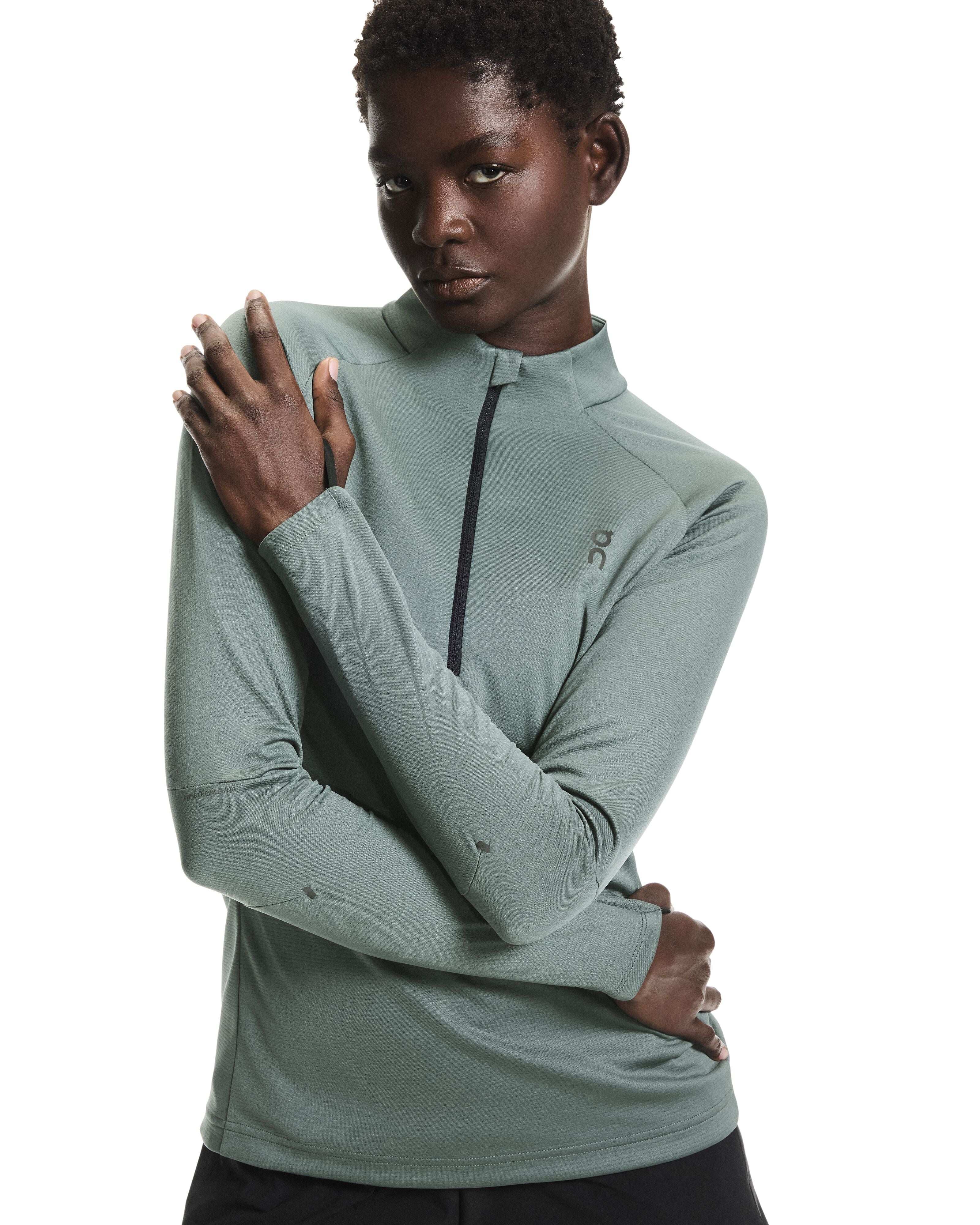 ON RUNNING WOMEN'S CLIMATE SHIRT - OLIVE