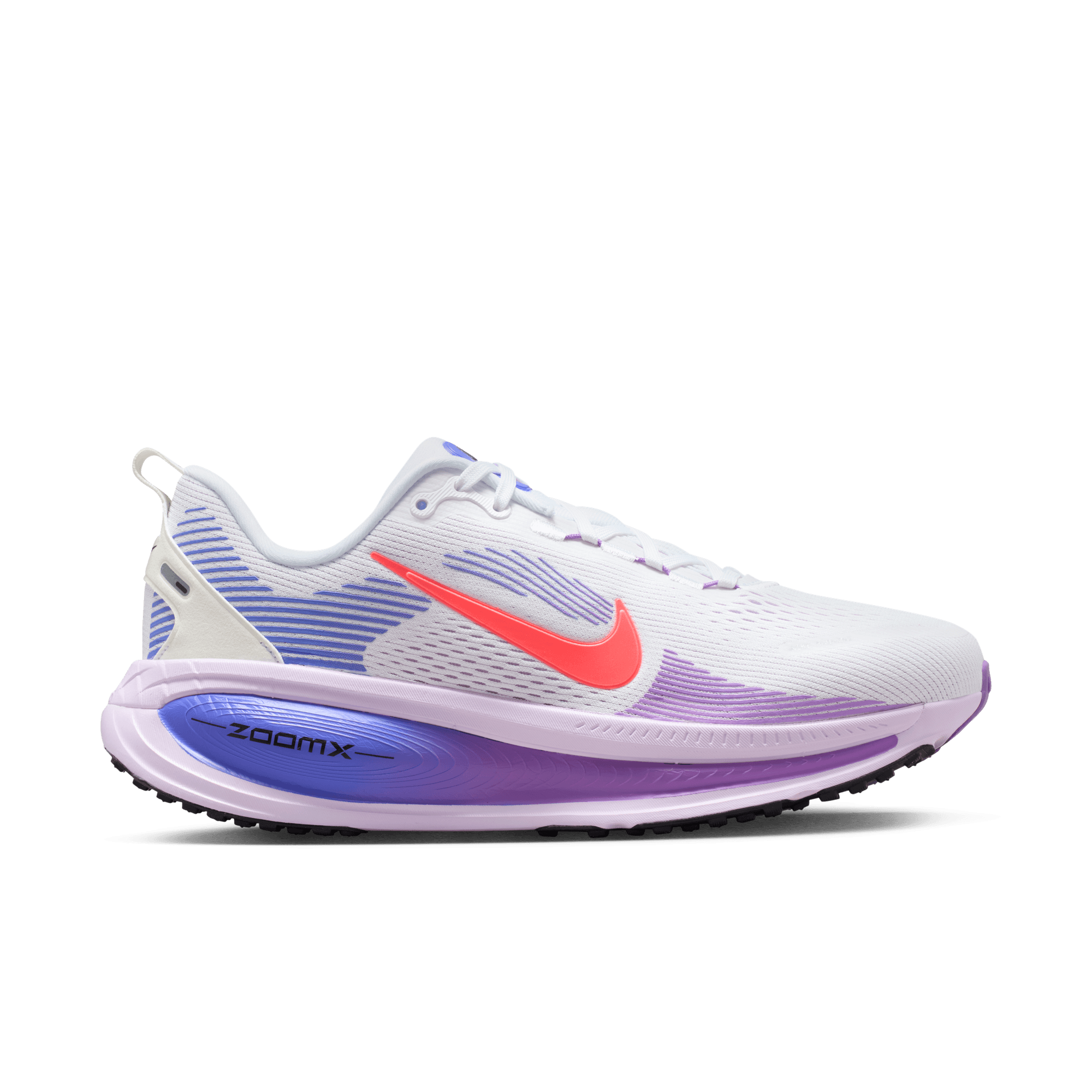 NIKE WOMEN'S VOMERO 18 - B - WHITE/HOT LAVA 5.0
