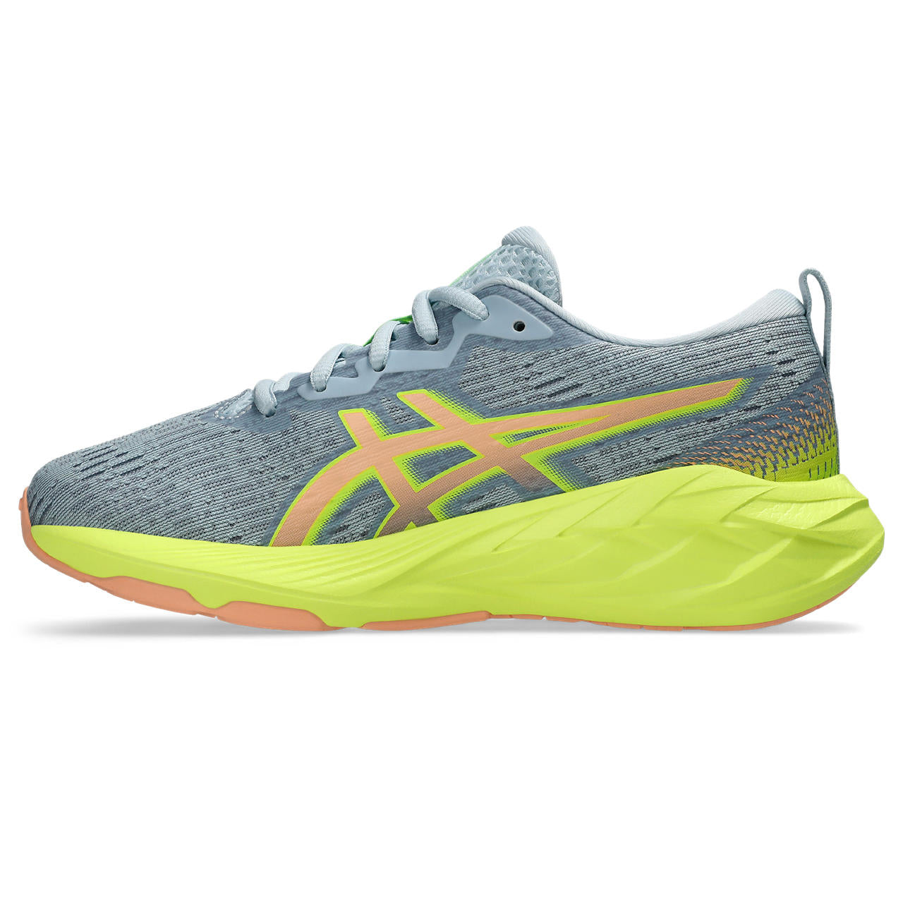 ASICS NOVABLAST 4 GRADE SCHOOL - 020 COOL GREY/BRIGHT SUNSTONE 