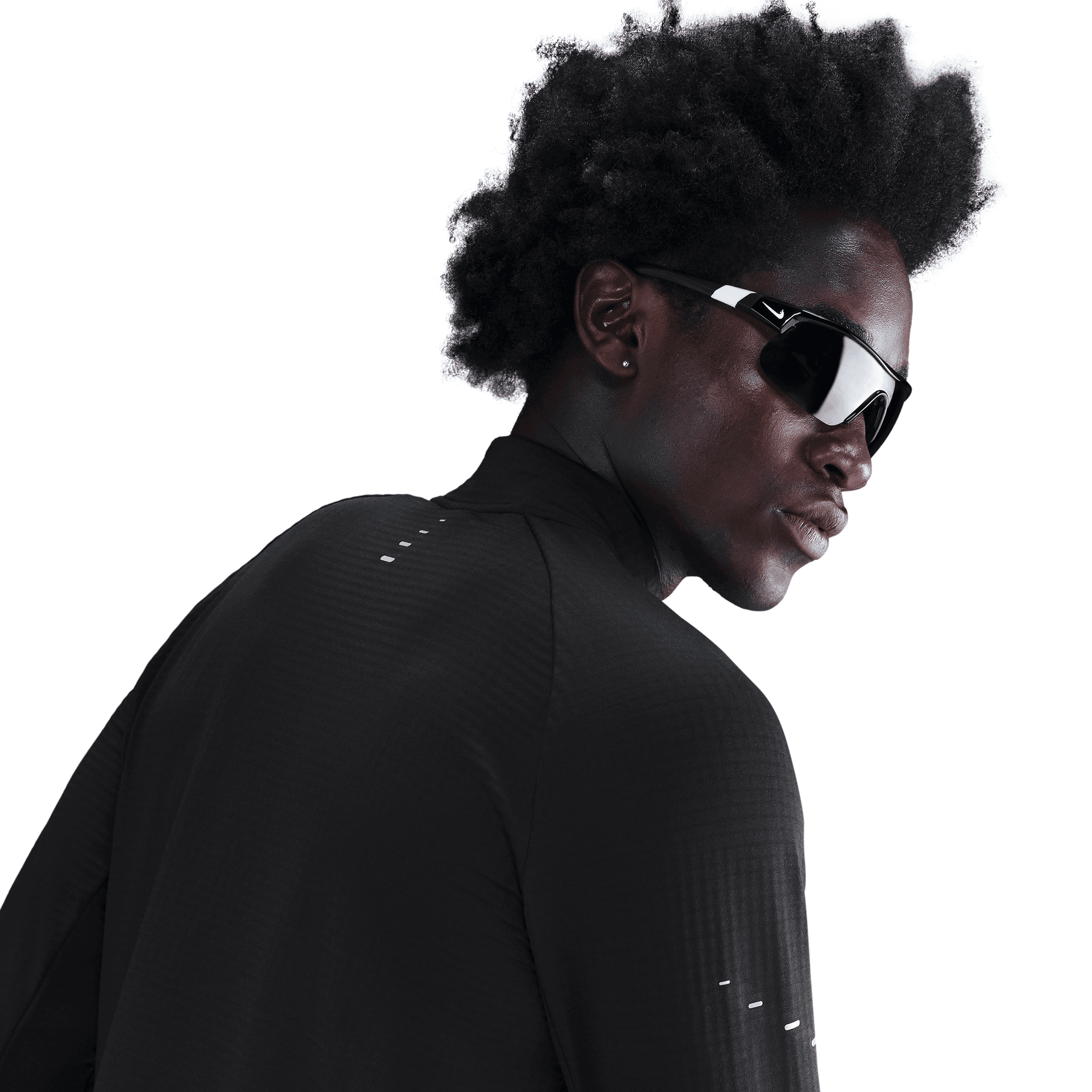 NIKE MEN'S THERMA-FIT REPEL WINTERIZED 1/2 ZIP - BLACK