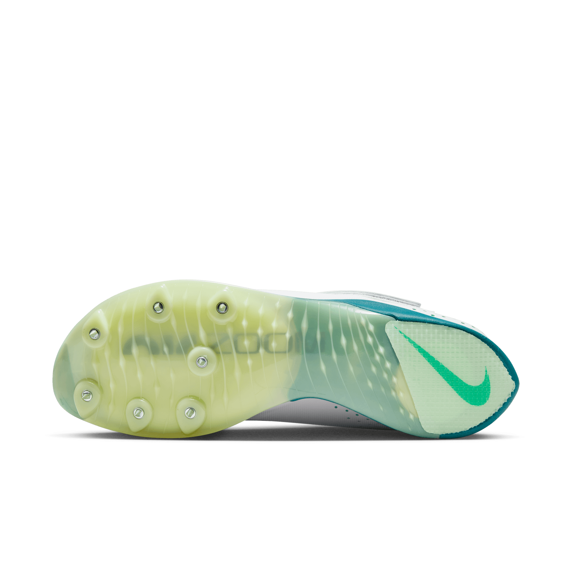 NIKE AIR ZOOM LONG JUMP ELITE - D - 100 WHITE/BRIGHT SPRUCE