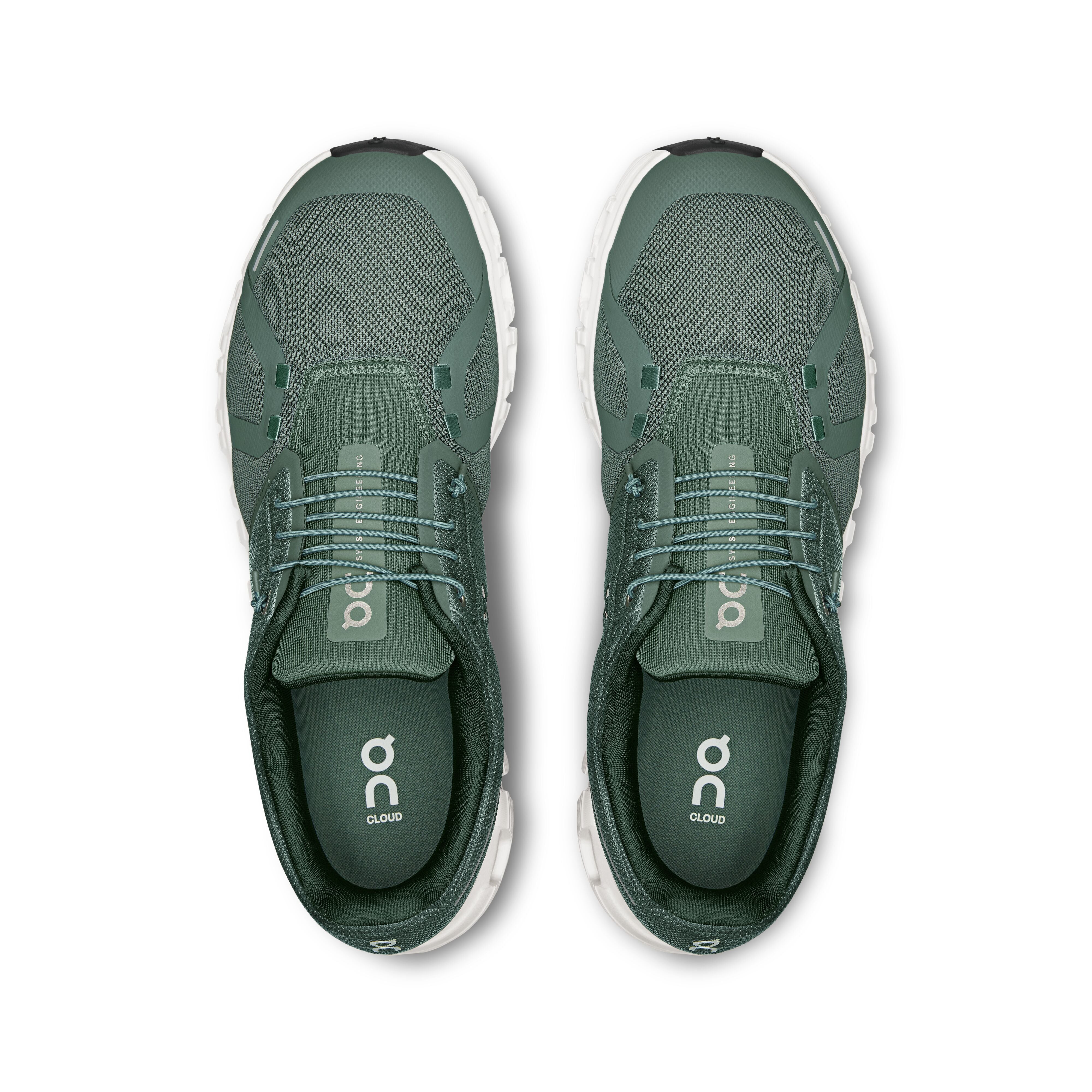 ON RUNNING MEN'S CLOUD 6 - D - OLIVE/EVERGREEN