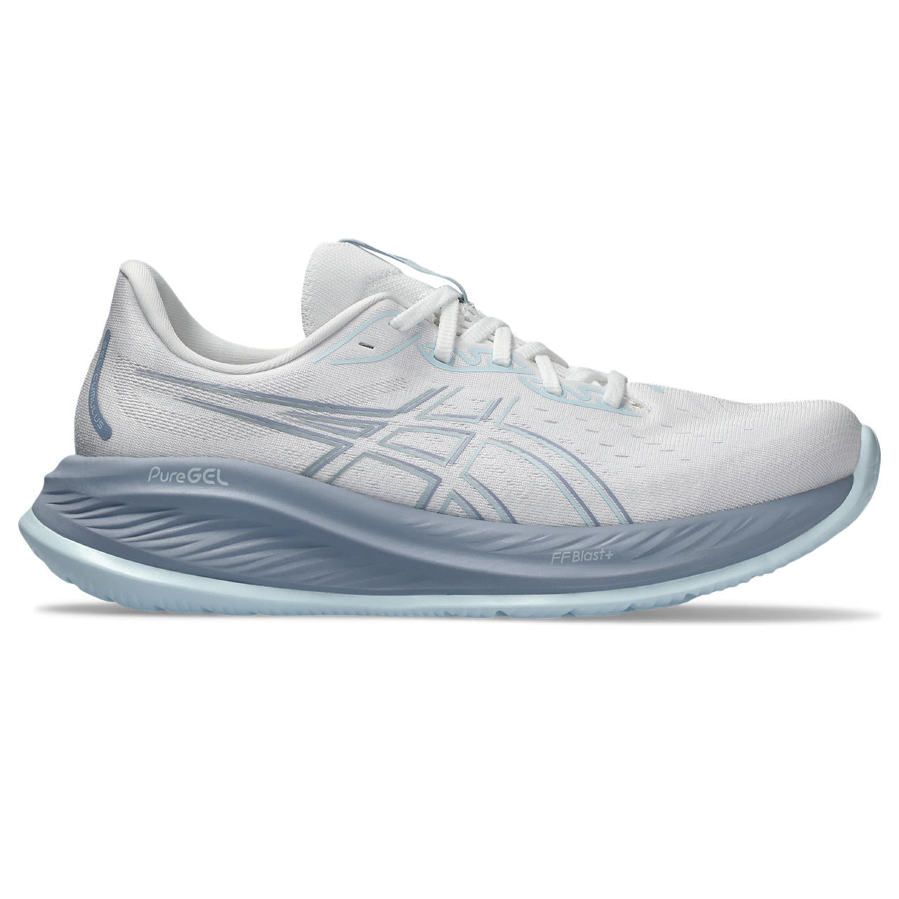 ASICS MEN'S CUMULUS 26 - D - 102 WHITE/COOL GREY 7.0