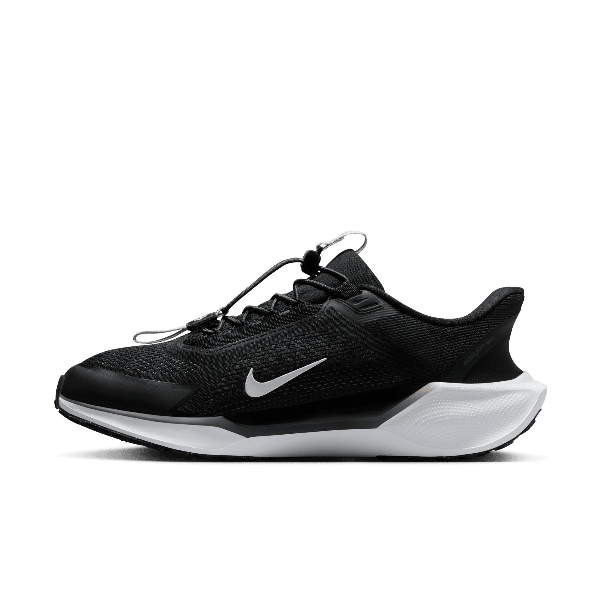 NIKE MEN'S PEGASUS EASY-ON - D - 002 BLACK/WHITE 