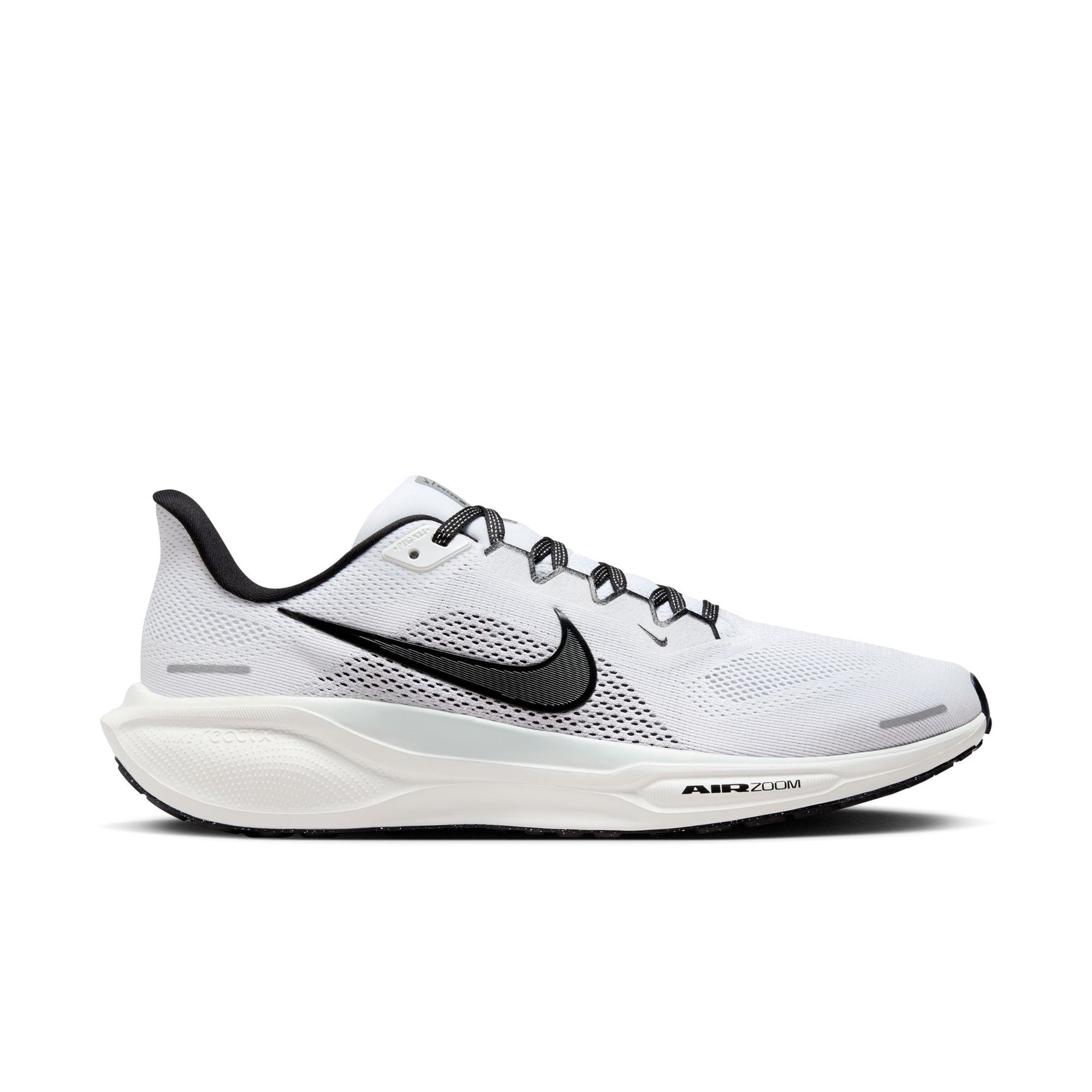 NIKE MEN'S PEGASUS 41 - D - 105 WHITE/BLACK/PURE PLATINUM 7.0