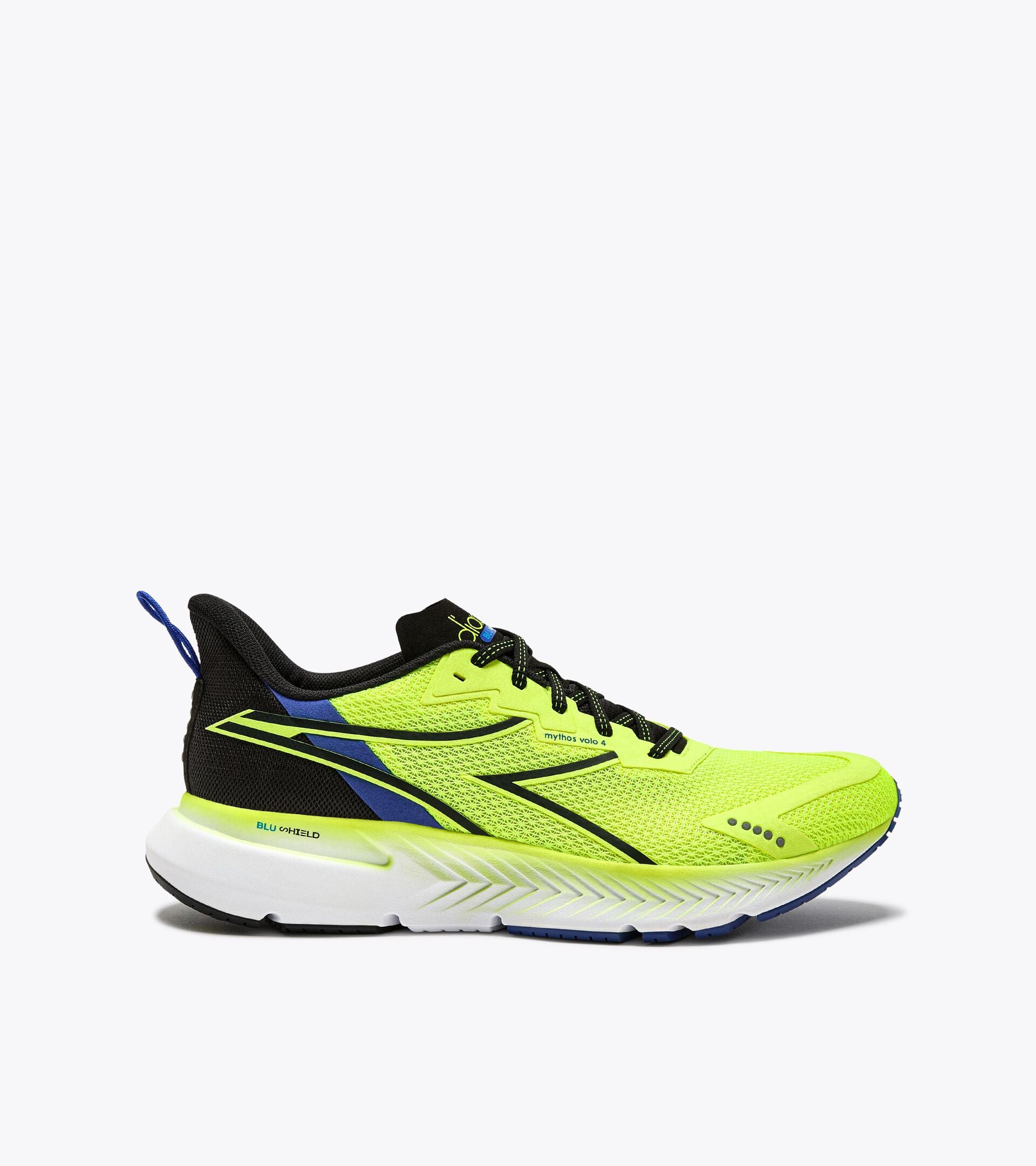 DIADORA MEN'S MYTHOS BLUSHIELD VOLO 4 - D - C4102 YELLOW FLUO/BLACK 7.0