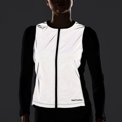 NATHAN WOMEN'S HYPER REFLECTIVE VEST REFLECTIVE SILVER