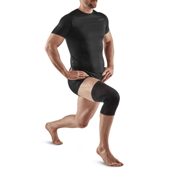 cep mid support compression knee sleeve BLACK