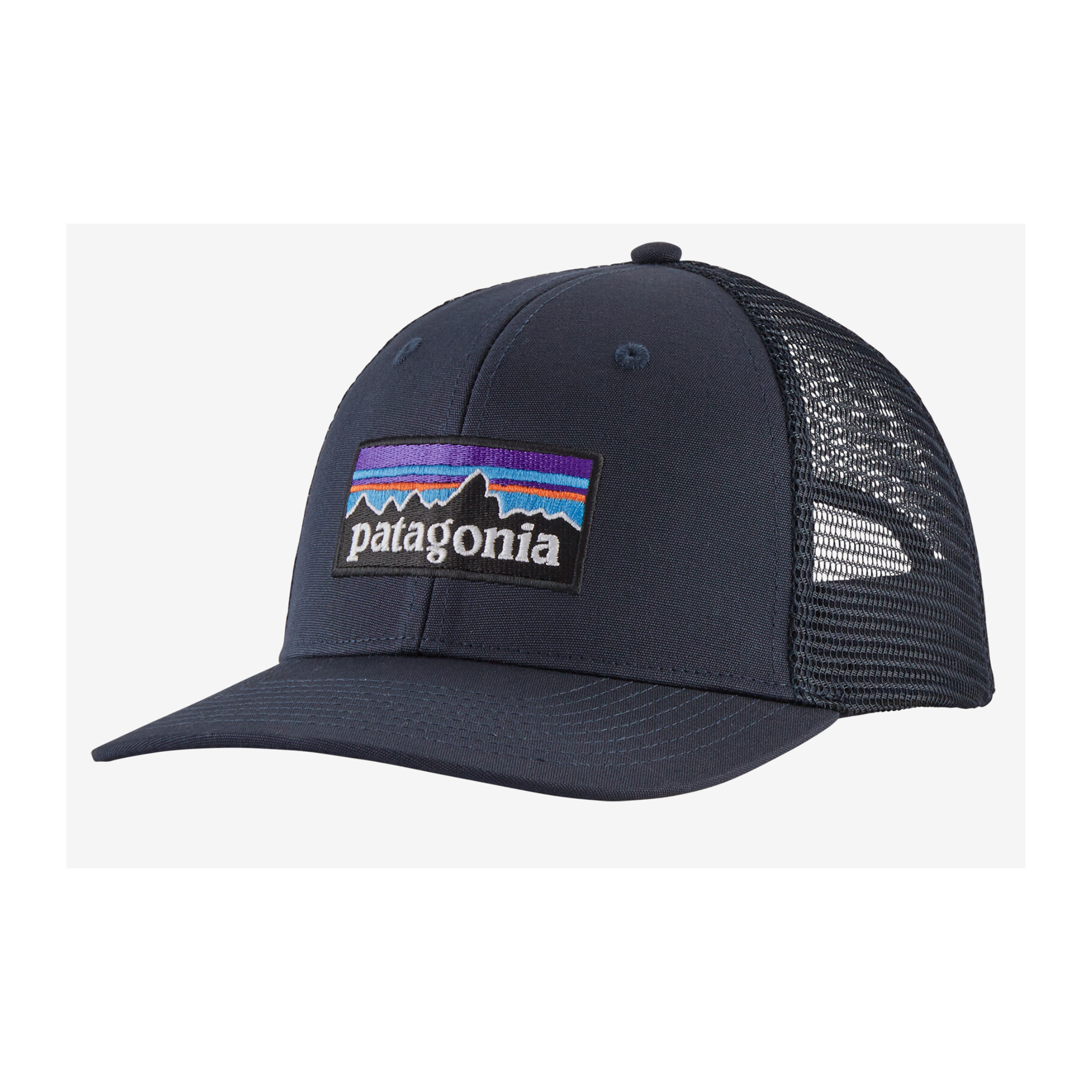 p 6 logo trucker hat nvyb navy blue clearance 
