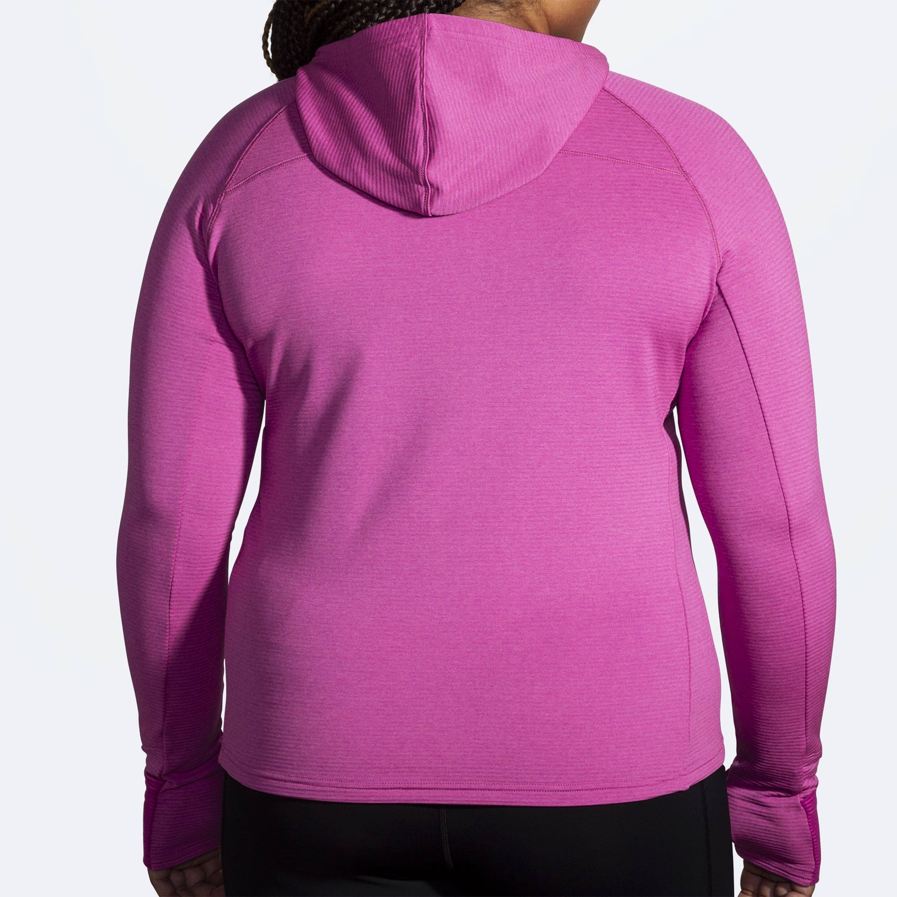 womens notch thermal hoodie 2.0 frosted mauve