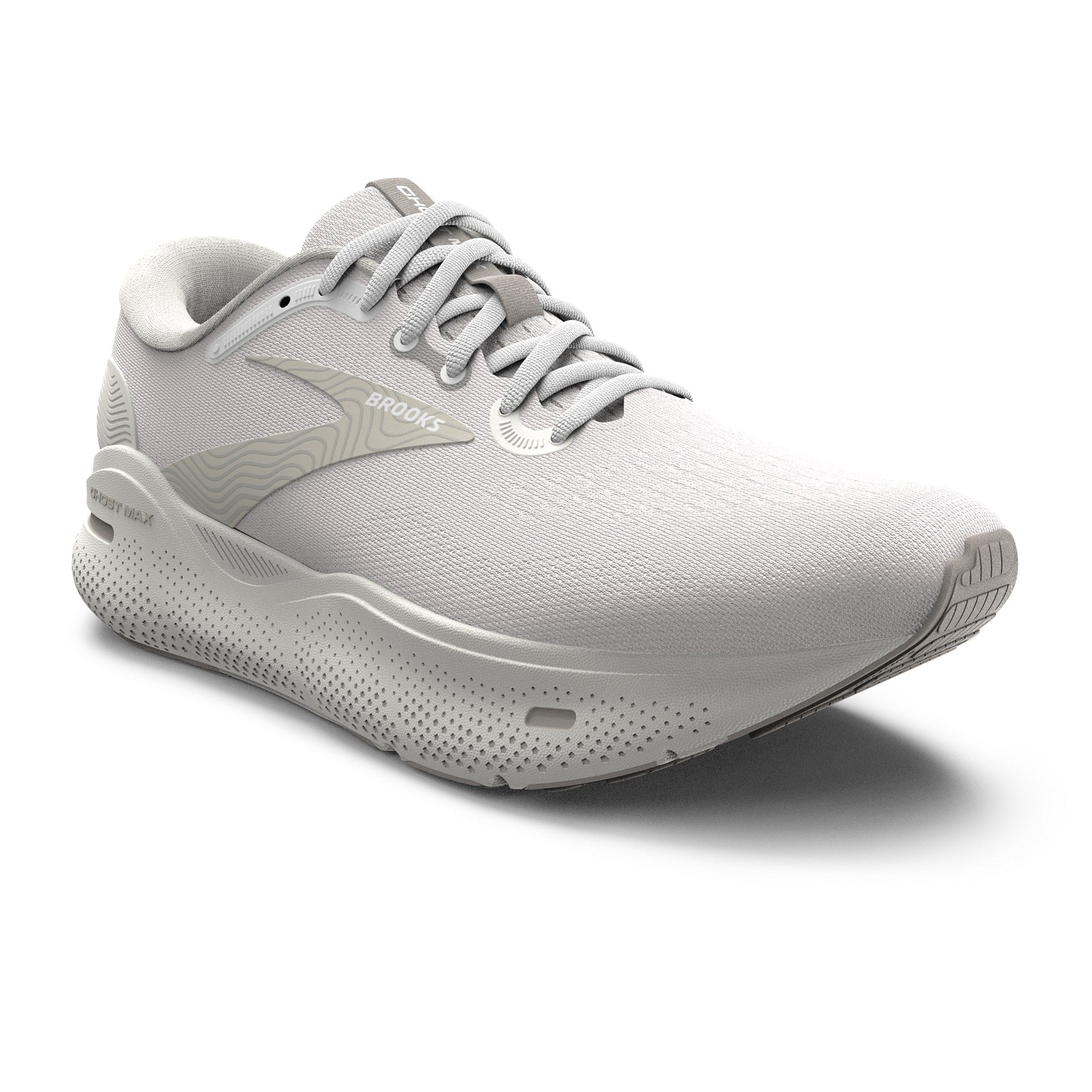 BROOKS MEN'S GHOST MAX - D - 174 COCONUT/WHITE SAND/CHATEAU 