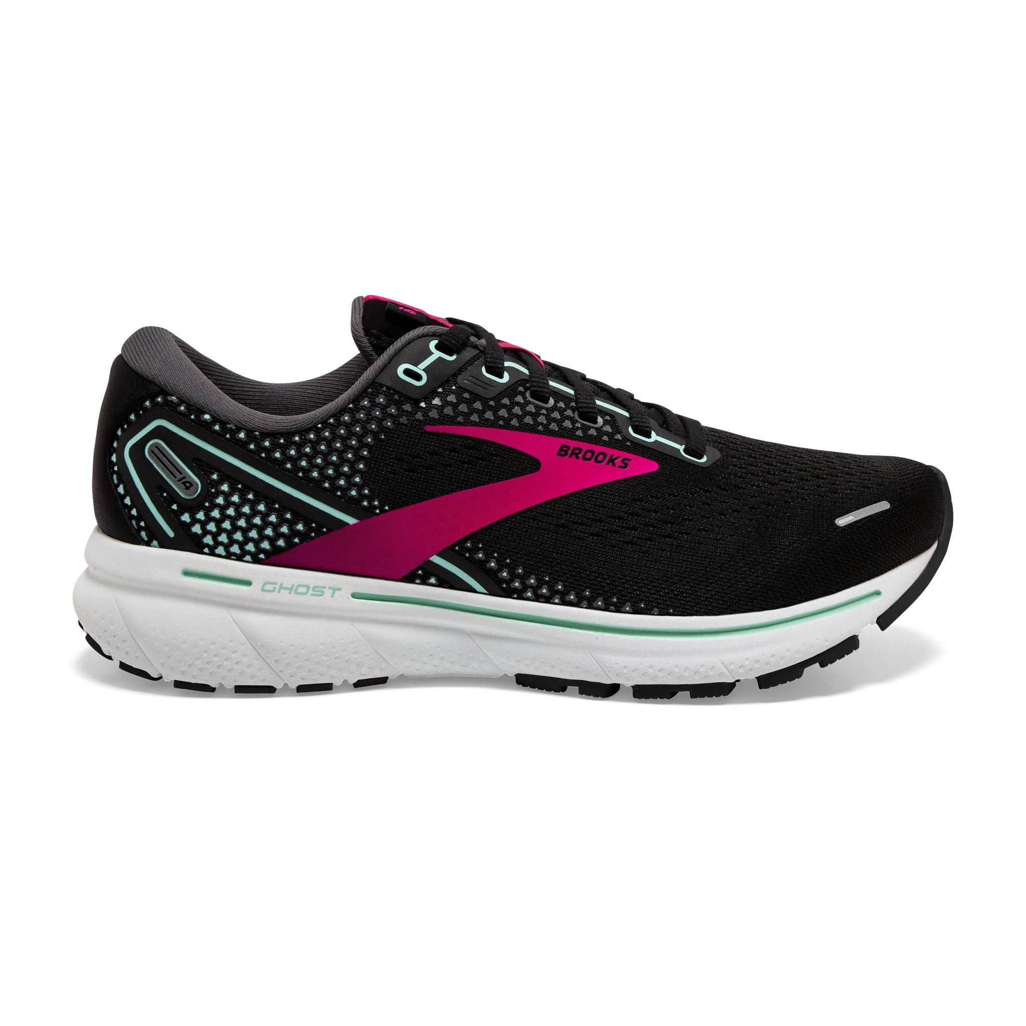 Brooks ghost 12 womens black store and white