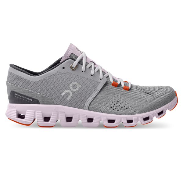 womens cloud x grid 2 ALLOY/LILY