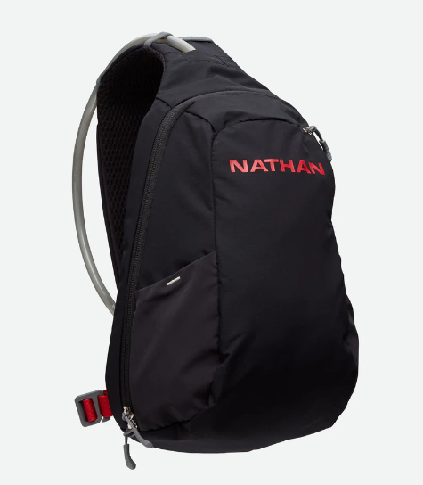 NATHAN RUN SLING 8L BLACK/RIBBON RED
