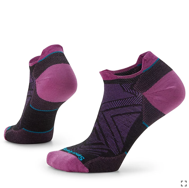 womens run zero cushion low ankle sock 003 CHARCOAL
