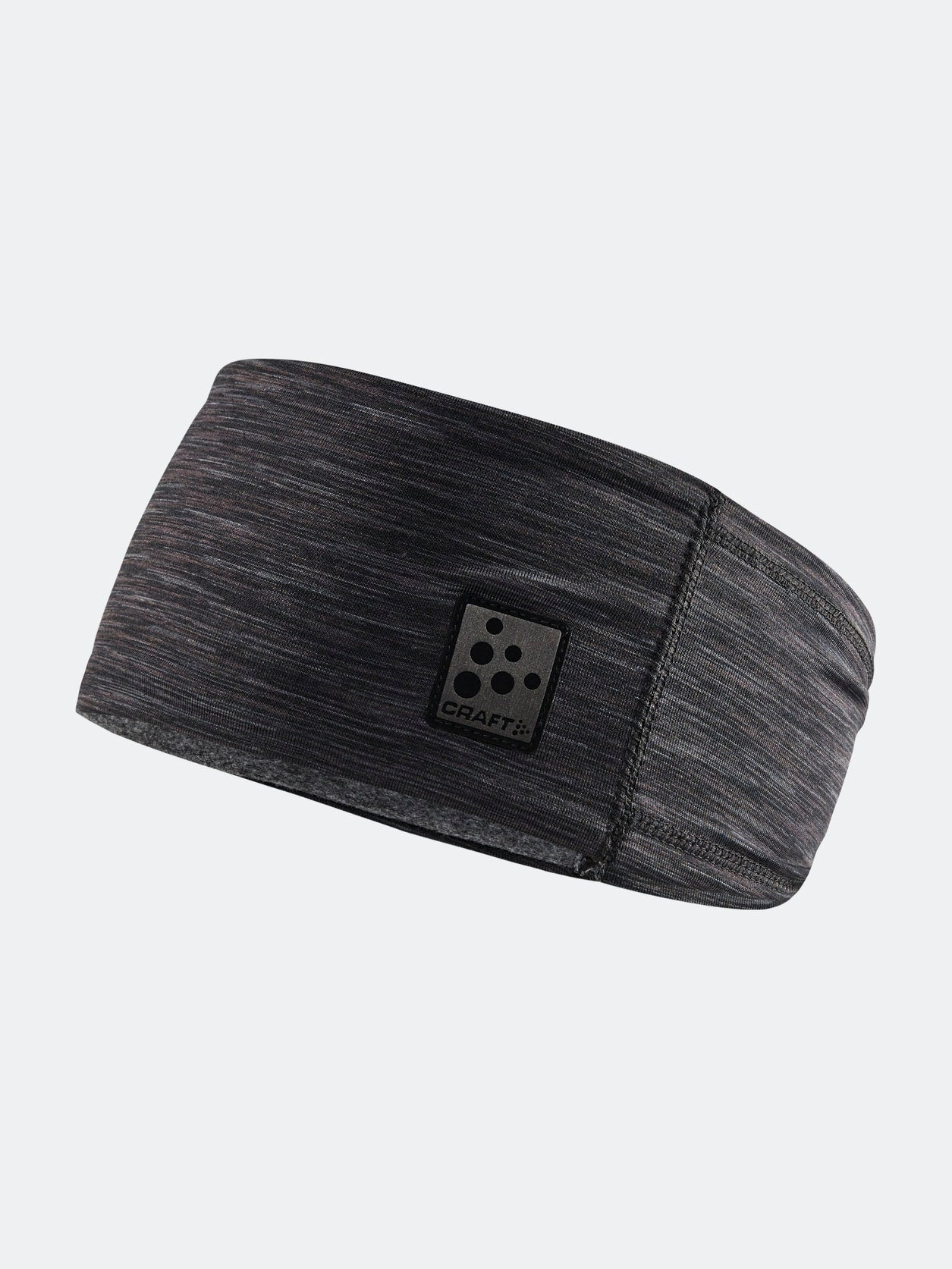 microfleece shaped headband BLACK MELANGE