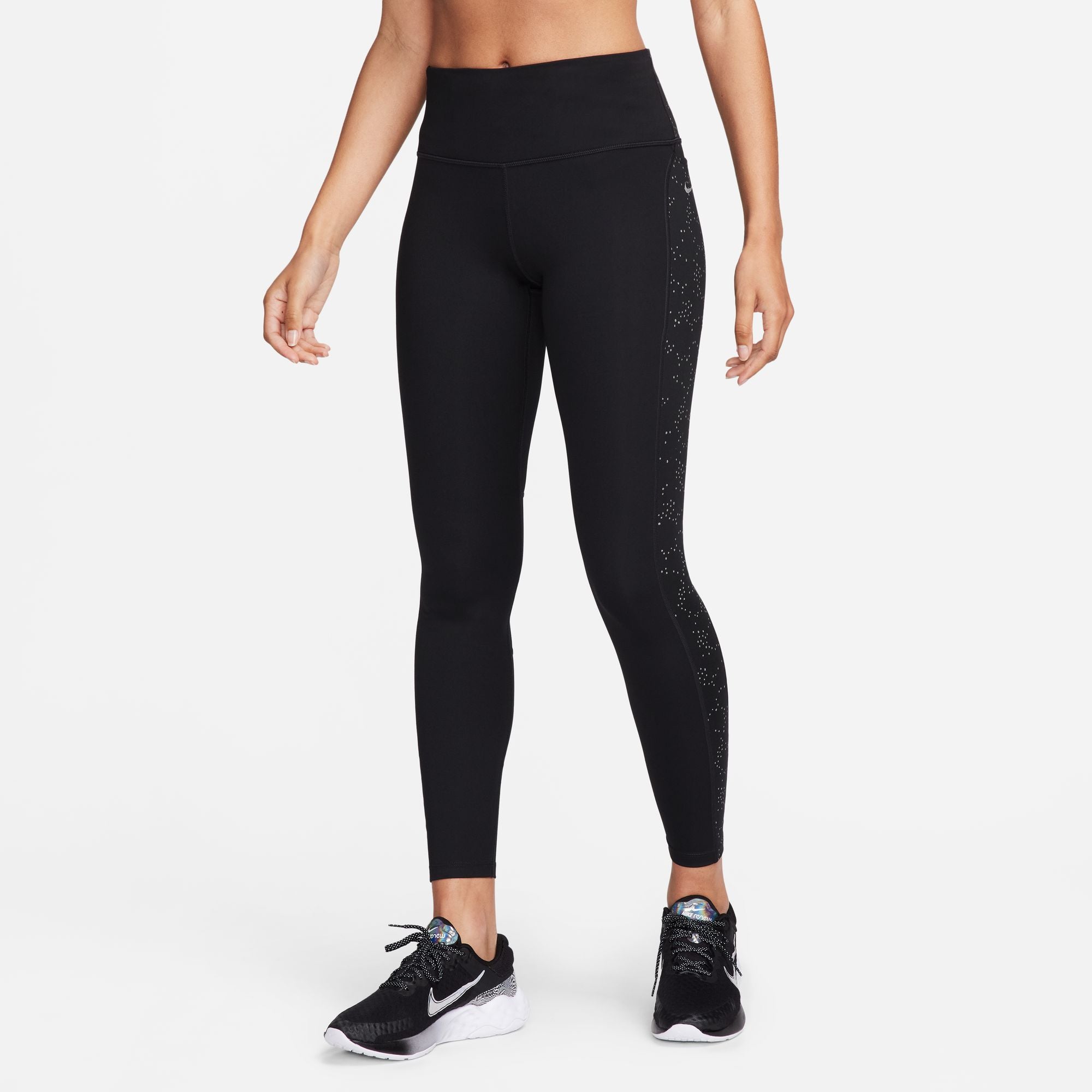 Nike DRI-FIT 547605-010 Women's Thermal Running Tights Black Small