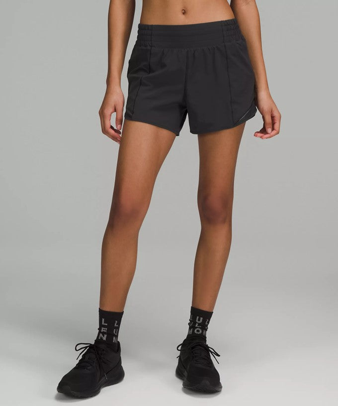 Lululemon Run: Pace Setter Skirt (Regular) *4-way Stretch - Savasana Camo  20cm New Black / Black - lulu fanatics