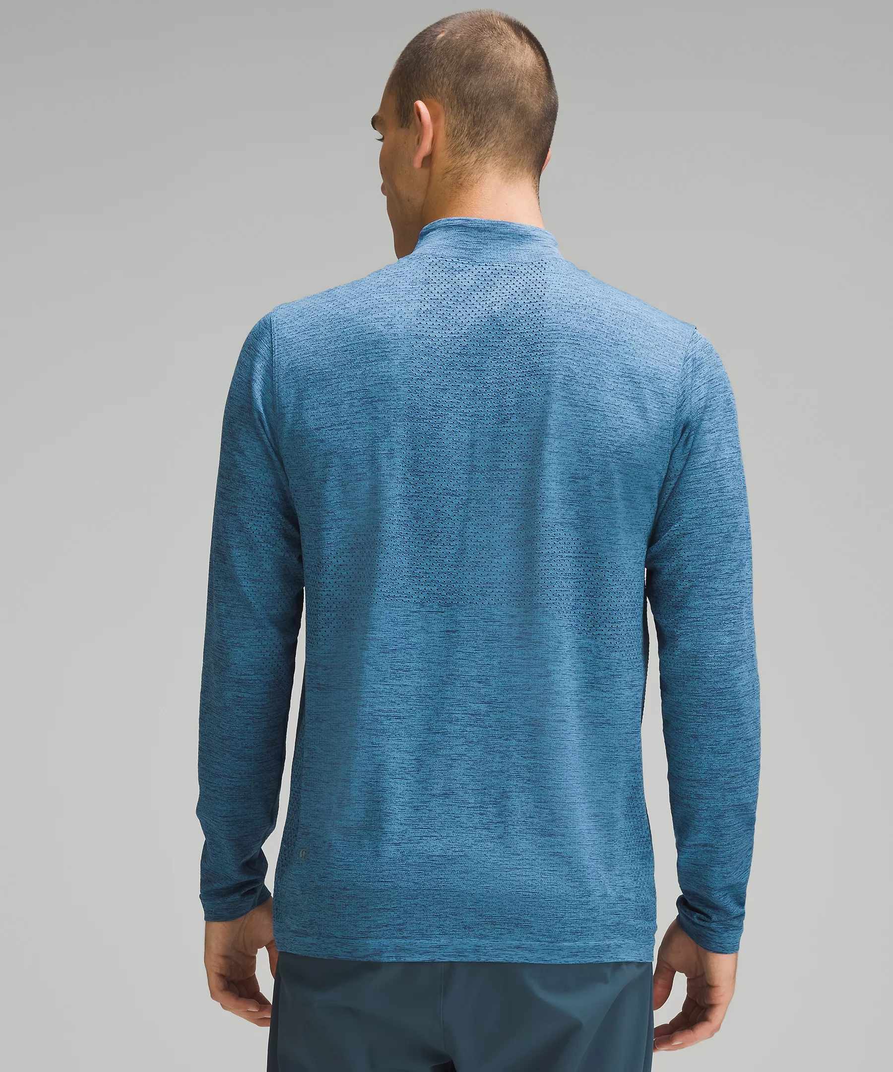 Lululemon Align™ Long Sleeve Shirt In Diamond Dye Pitch Grey
