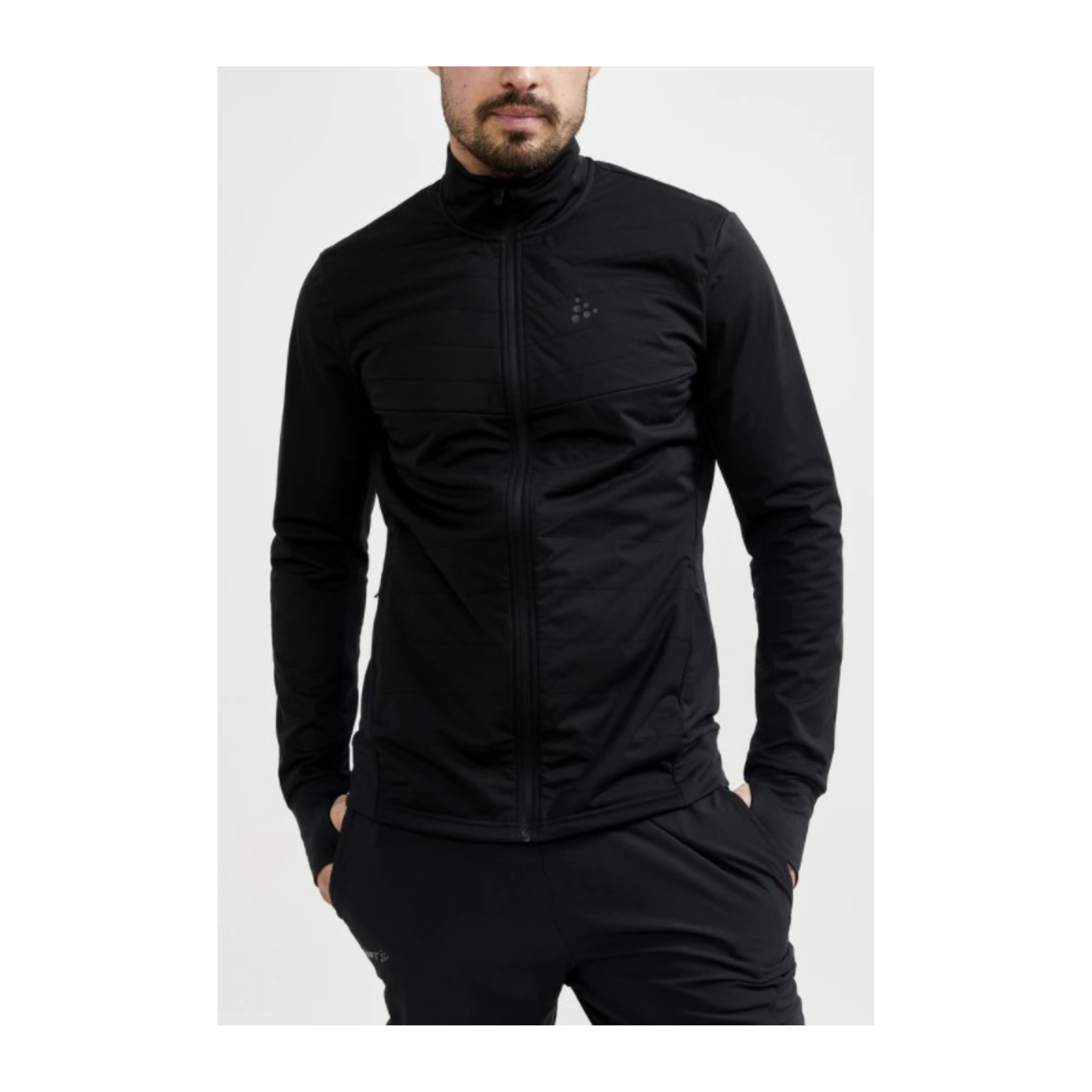mens advanced charge warm jacket BLACK