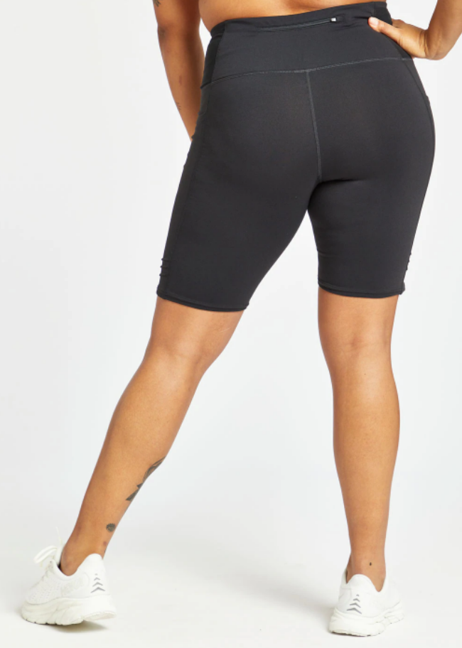 womens long pocket jogger BLACK