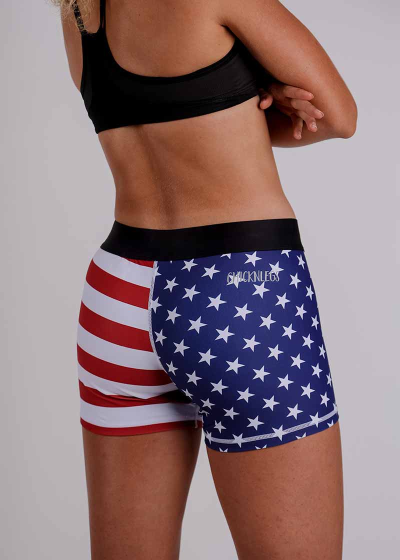 Womens long hot sale compression shorts