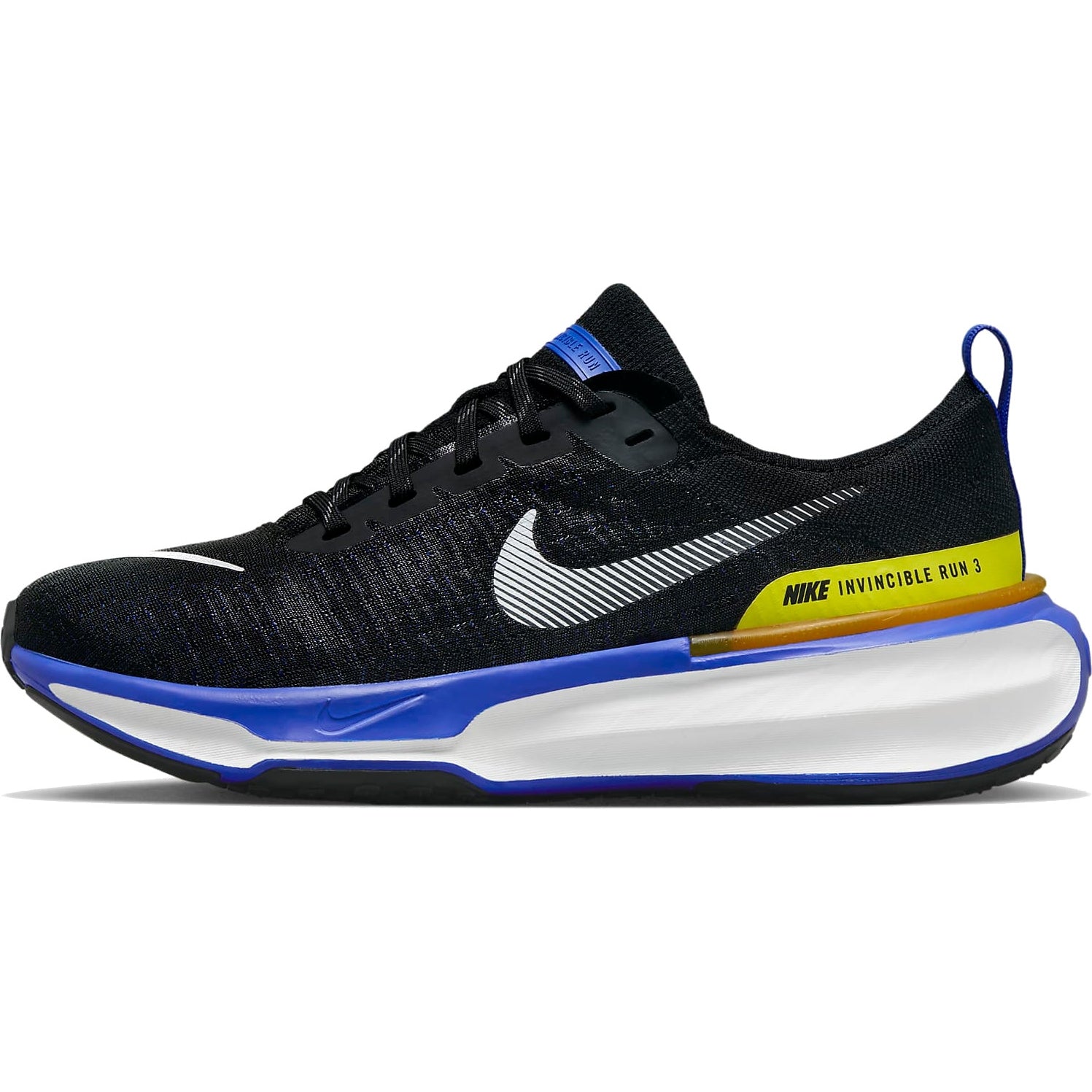 MEN S INVINCIBLE RUN 3 D 003 BLACK WHITE RACER BLUE