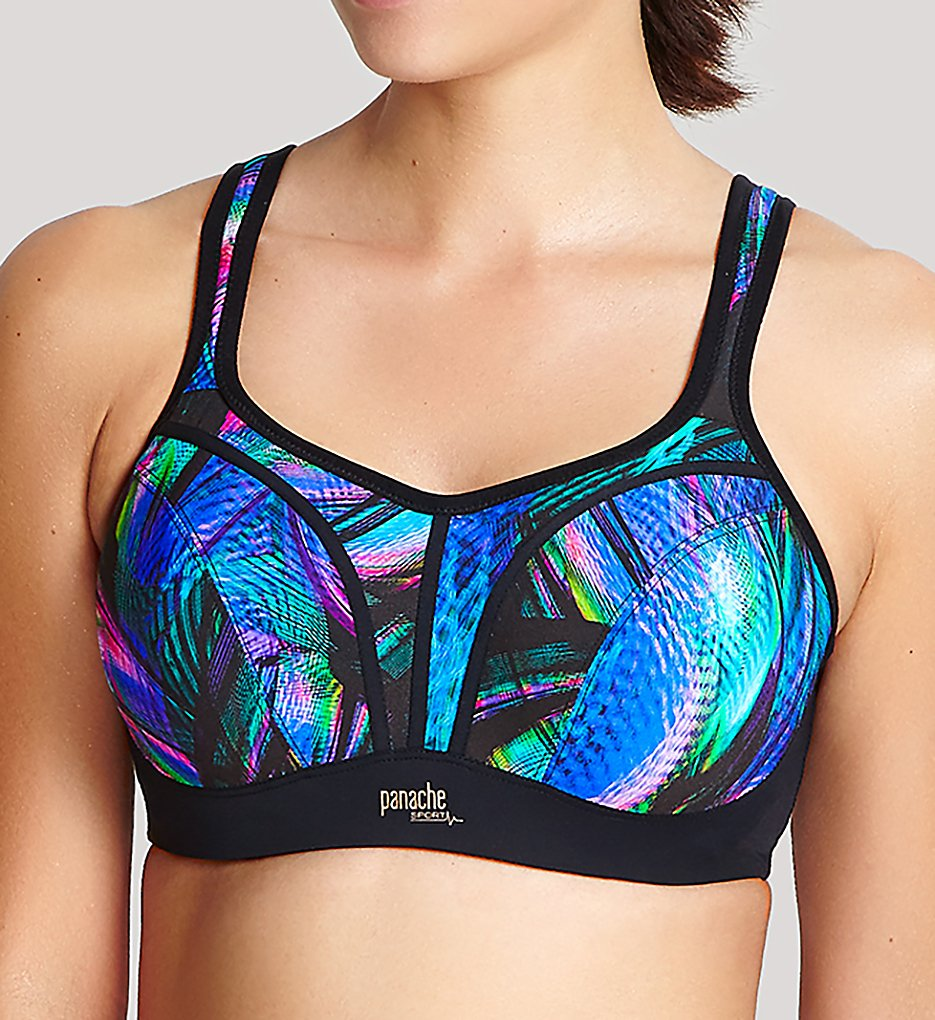 wired sports bra clearance ELECTRIC PRINT