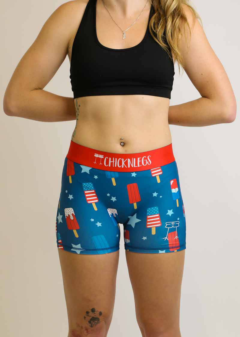 womens 3 compression short DONUTS