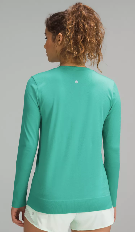 womens swiftly relaxed ls 1 MALDIVES GREEN