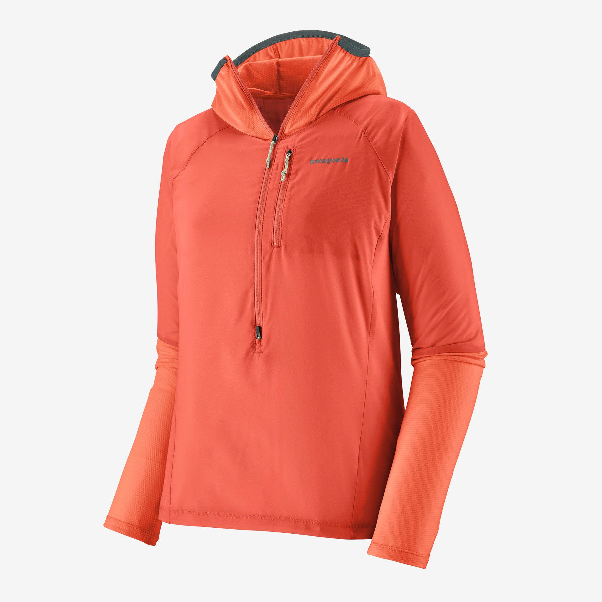 womens airshed pro pullover cohc coho coral 