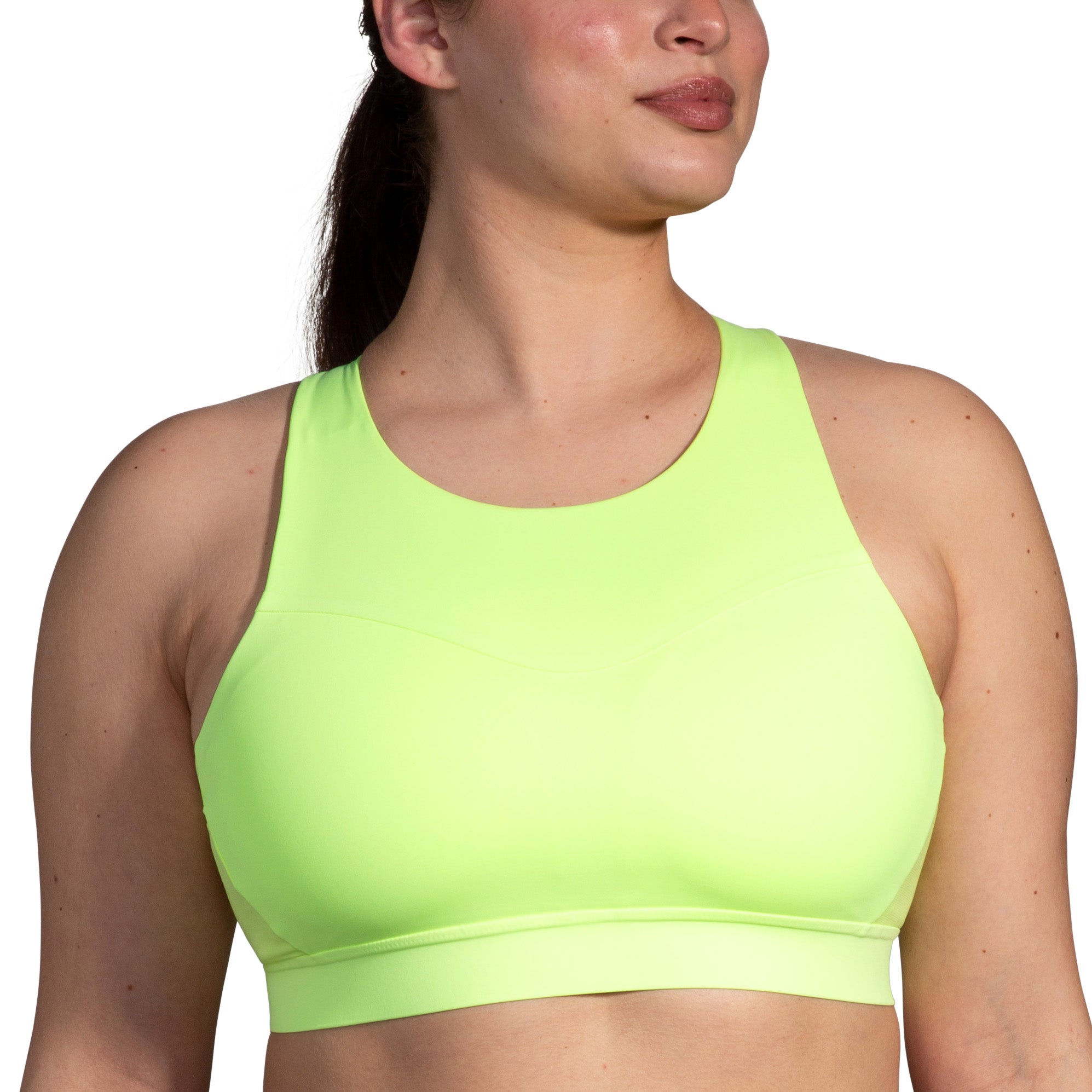 Neon green sport bra