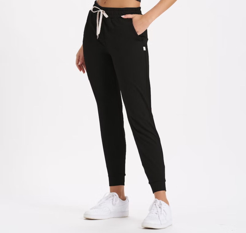 Tempo Performance Jogger | Heather - Stainless Steel/White