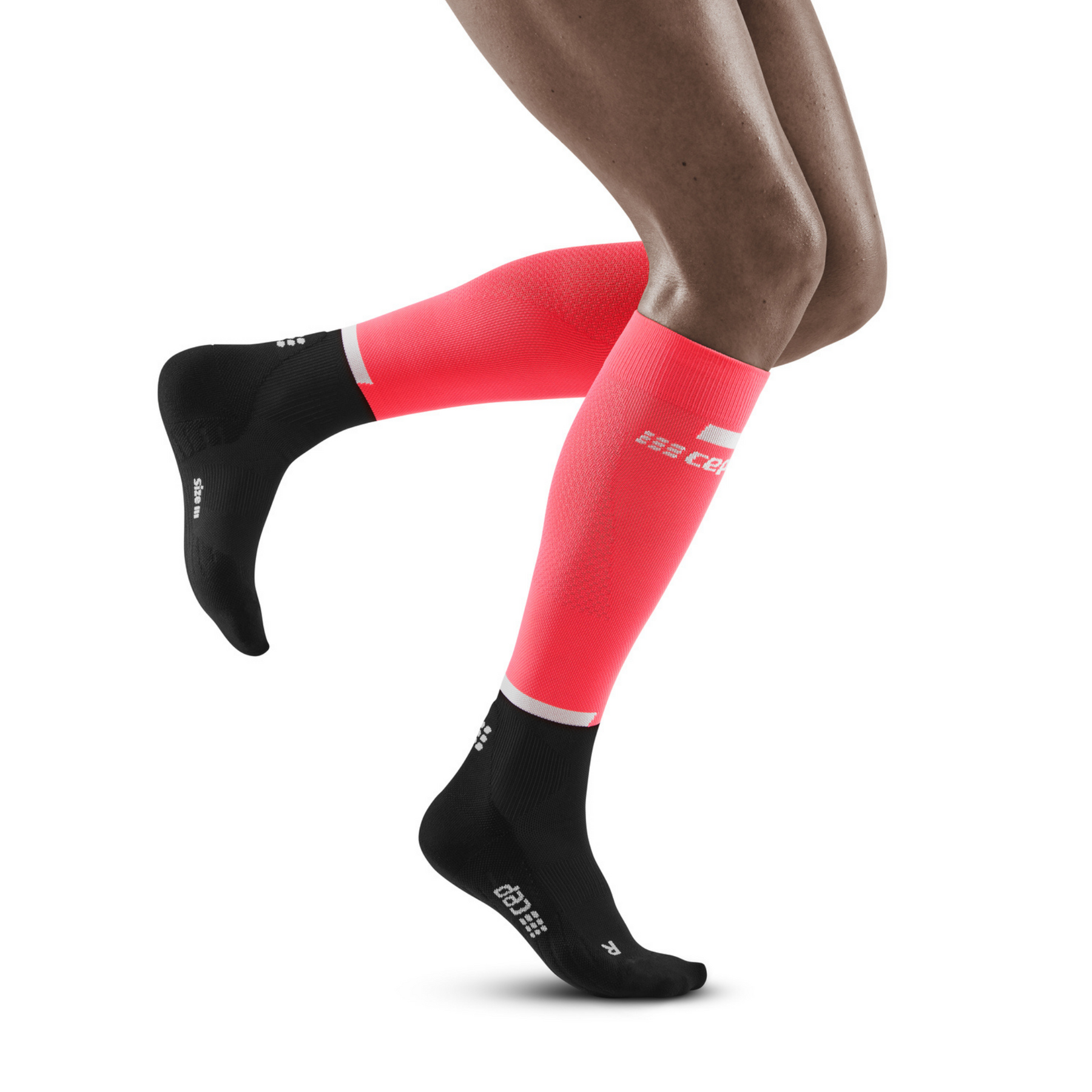 womens run compression tall sock 4 0 BLACK