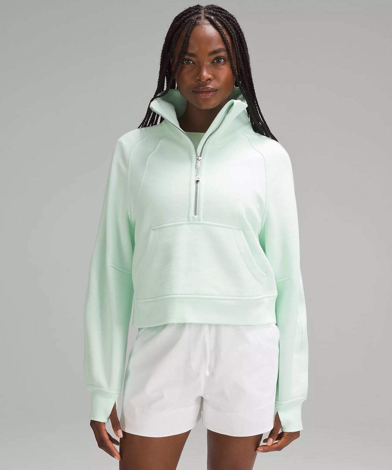 Lululemon Women's Special Edition Jacket Hoodie White Size 2 Full Zip