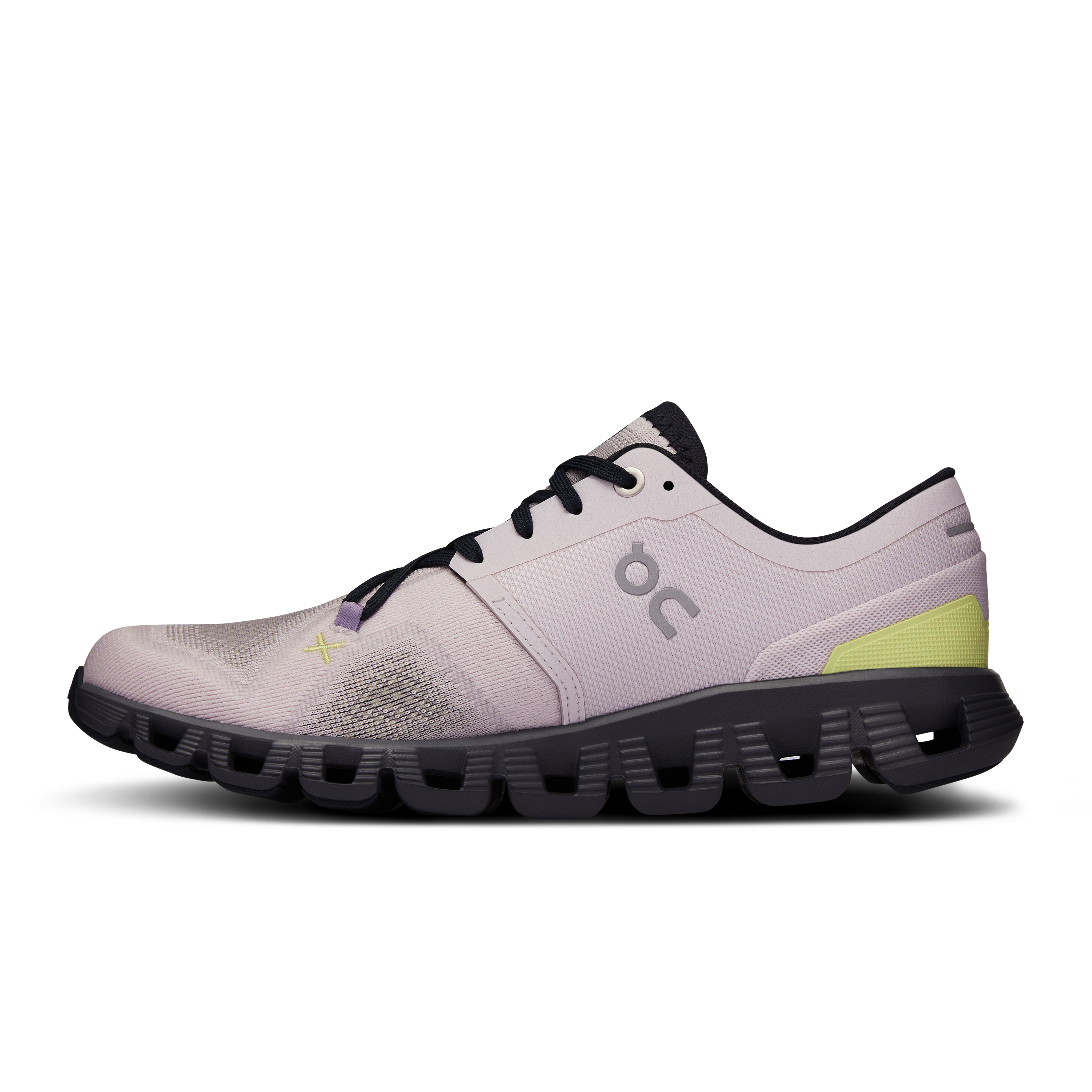 womens cloud x 3 grid 2 ORCHID/IRON